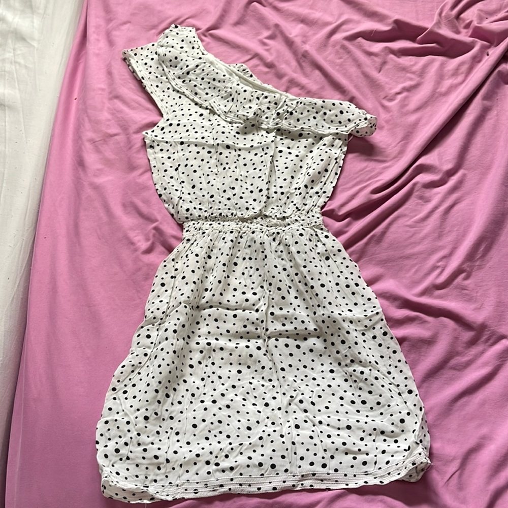 Chelsea and Violet one shoulder dress